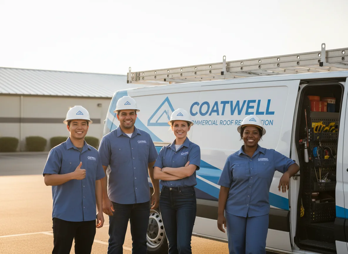 Commercial roof coating company in Bluff Dale, TX